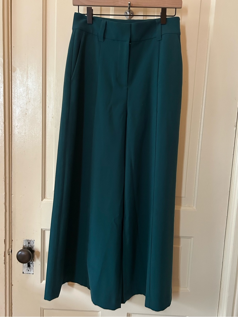 Boden emerald green teal Wide Leg Trousers US 6